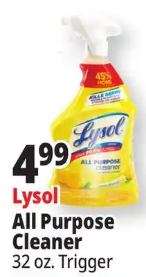 Ocean State Job Lot Lysol All Purpose Cleaner offer