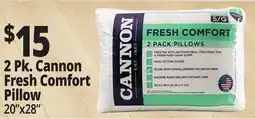 Ocean State Job Lot Cannon Fresh Comfort Bed Pillows 2 Pack offer