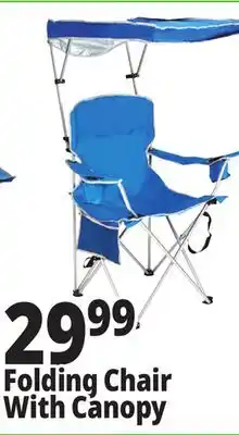 Ocean State Job Lot Folding Chair with Canopy offer