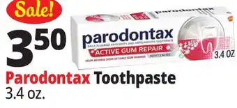 Ocean State Job Lot parodontax Clean Mint Toothpaste 3.4 oz offer