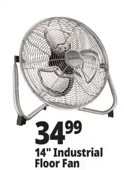 Ocean State Job Lot 14 Industrial Floor Fan offer