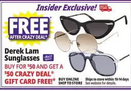 Ocean State Job Lot Derek Lam Sunglasses offer