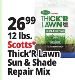 Ocean State Job Lot Scotts Thick'r Lawn Turf Builder 12 lbs offer