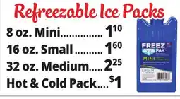 Ocean State Job Lot Freez Pak Reusable Ice Pack offer