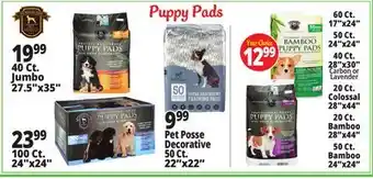 Ocean State Job Lot Puppy Pads offer