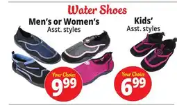 Ocean State Job Lot Mens & Womens Water Shoes offer
