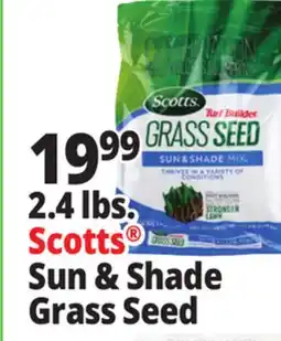 Ocean State Job Lot Scotts Turf Builder Sun & Shade Grass Seed 2.4 lbs offer