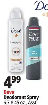 Ocean State Job Lot Dove Deodorant Spray offer