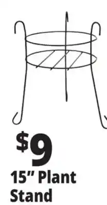 Ocean State Job Lot Black Plant Stand 15 offer