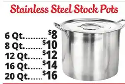 Ocean State Job Lot Stainless Steel Stock Pots offer