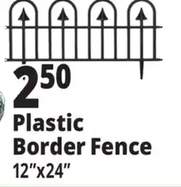 Ocean State Job Lot Plastic Border Fence offer