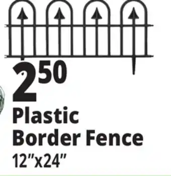 Ocean State Job Lot Plastic Border Fence offer