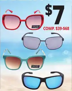 Ocean State Job Lot FAMOUS MAKER SUNGLASSES offer