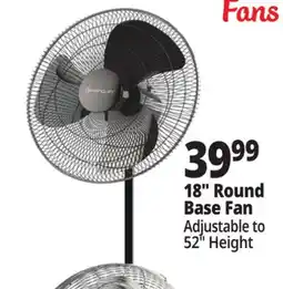 Ocean State Job Lot Penguin Adjustable Pedestal Fan 18 offer