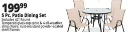 Ocean State Job Lot 5 Pc. Patio Dining Set offer