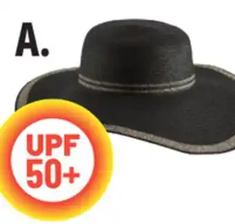 Ocean State Job Lot Extra-Wide Brim Straw Sun Hat offer