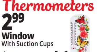 Ocean State Job Lot Outdoor Living Accents Window Thermometer offer