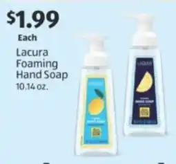 Aldi Lacura Foaming Hand Soap offer