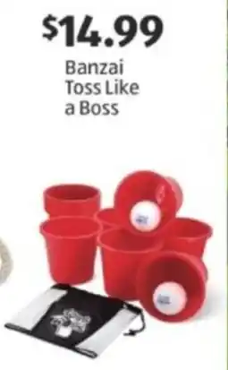 Aldi Banzai Toss Like a Boss offer