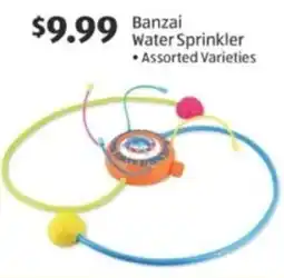 Aldi Banzai Water Sprinkler offer