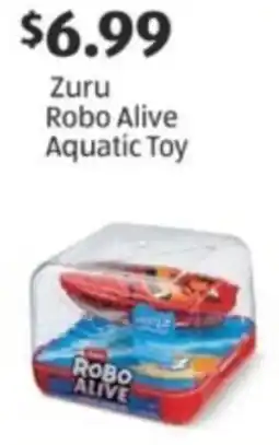 Aldi Zuru Robo Alive Aquatic Toy offer