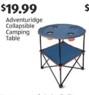 Aldi Adventuridge Collapsible Camping Table offer