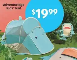 Aldi Adventuridge Kids' Tent offer