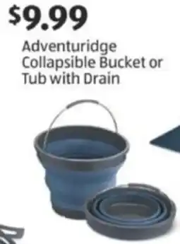 Aldi Adventuridge Collapsible Bucket or Tub with Drain offer