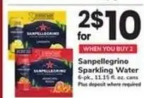 Safeway Sanpellegrino Sparkling Water offer
