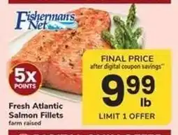 Safeway Fisherman's Net Fresh Atlantic Salmon Fillets offer