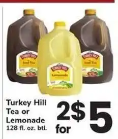 Safeway Turkey Hill Tea or Lemonade offer