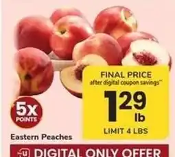 Safeway Eastern Peaches offer