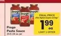 Safeway Prego Pasta Sauce offer