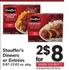 Safeway Stouffer's Dinners or Entrées offer