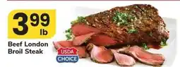 Safeway Beef London Broil Steak offer