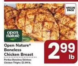 Safeway Open Nature Boneless Chicken Breast offer