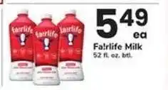 Safeway Fairlife Milk offer