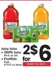 Safeway Juicy Juice offer