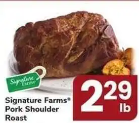 Safeway Signature Farms Pork Shoulder Roast offer