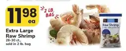 Safeway Extra Large Raw Shrimp offer