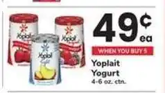 Safeway Yoplait Yogurt offer