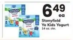 Safeway Stonyfield Yo Kids Yogurt offer