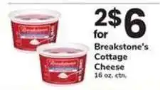 Safeway Breakstone's Cottage Cheese offer