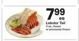 Safeway Lobster Tail offer