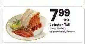 Safeway Lobster Tail offer