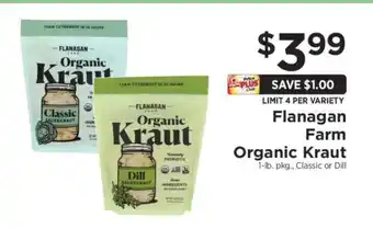 ShopRite Flanagan Farm Organic Kraut offer