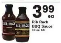 Safeway RIB RACK BBQ SAUCE offer
