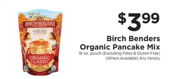 ShopRite Birch Benders Organic Pancake Mix offer