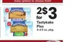 Safeway Tastykake Pies offer
