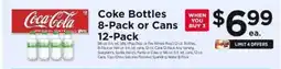 ShopRite Coke Bottles 8-Pack or Cans 12-Pack offer